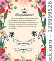 Melinda's 80th Birthday Vintage Floral Pattern Greeting Card 129999526