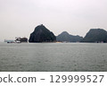 Halong Bay, a world heritage site in Vietnam 129999527