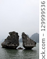 Halong Bay, a world heritage site in Vietnam 129999536