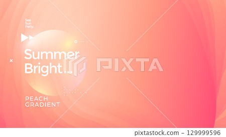 Summer background with soft peach gradient 129999596