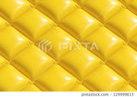 Yellow glossy quilting pattern colorful background material 129999615