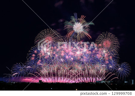 Fireworks display Fireworks display 129999708