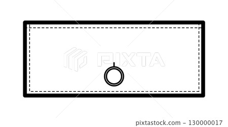 Basic Flap Pocket technical fashion illustration. Flat apparel template front view. Women, men unisex style CAD mockup Basic Flap Pocket technical fashion illustration. Flat apparel template front view. Women, men unisex style CAD mockup 130000017