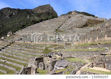 Machu Picchu terraced fields World Heritage Peru South America 130000207