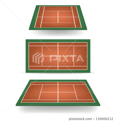 Vector Green and Brown Tennis Court Set. Professional Tennis Court Icon. Sports Ground Design Template. Isolated Tennis Courts, Training Surface, Tournament Clipart Vector Green and Brown Tennis Court Set. Professional Tennis Court Icon. Sports Ground Design Template. Isolated Tennis Courts, Training Surface, Tournament Clipart 130000212