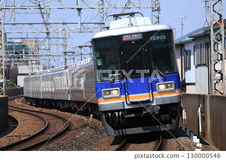[Nankai] 10000 series + 7100 series Limited Express "Southern" (Nankai Main Line: Kaizuka - Nishikihama) 130000546