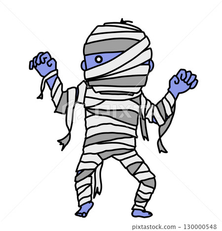 萬聖節木乃伊插圖 130000548