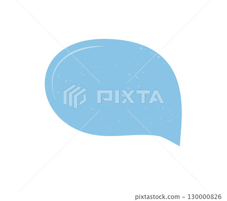 Organic grunge speech bubble forms a rough hand drawn patch with subtle paper texture and circular sticker badge. Blue talk element, perfect for message or comment, adds a casual modern feel. Organic grunge speech bubble forms a rough hand drawn patch with subtle paper texture and circular sticker badge. Blue talk element, perfect for message or comment, adds a casual modern feel. 130000826