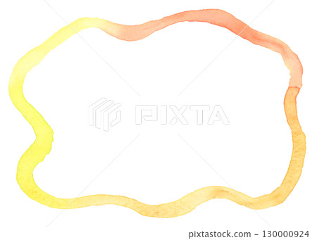 Watercolor frame (orange and yellow) Watercolor frame (orange and yellow) 130000924