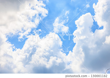 blue sky and white clouds 130001182