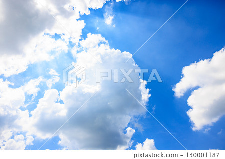 blue sky and white clouds 130001187