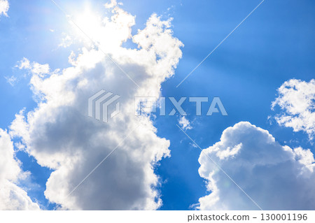 blue sky and white clouds blue sky and white clouds 130001196