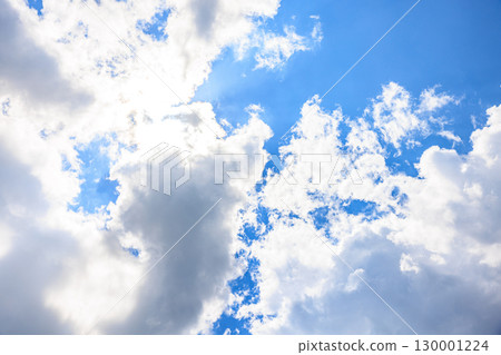 blue sky and white clouds 130001224