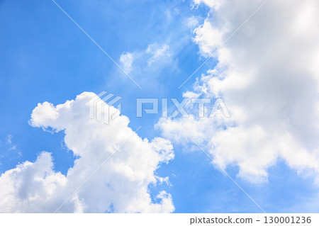 blue sky and white clouds blue sky and white clouds 130001236