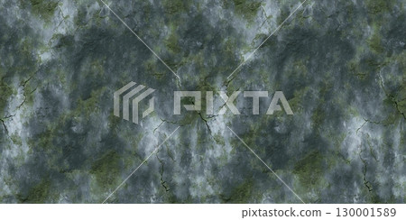 潮濕的地下室牆體紋理：深色背景，有黴菌和裂縫 130001589