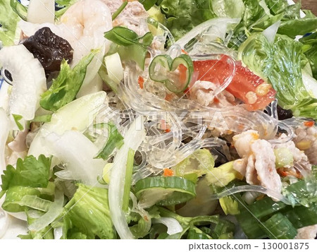 Delicious looking Yam Woon Sen, Thai food Delicious looking Yam Woon Sen, Thai food 130001875