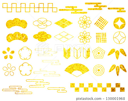 Japanese design decoration set 130001968