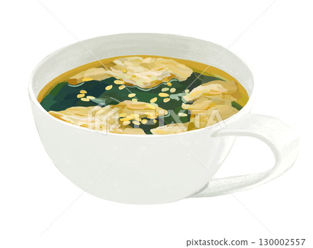 裙帶菜湯（雞蛋和芝麻） 130002557