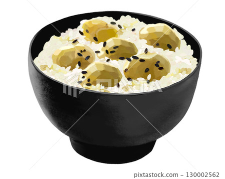 栗子飯（黑碗） 130002562