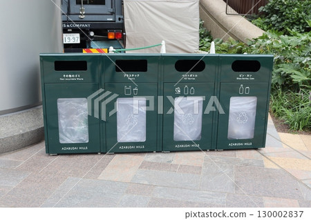 Please throw away your trash here 130002837