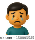 crying face, 3D expression, tearful eyes, frown, trembling lips, sobbing face, sorrowful look, emotional expression, tear drop, sadness, weeping 3D, teary-eyed, upset expression, grief face, emotional 130003585