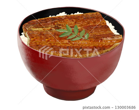 Unadon (red and black bowl) 130003686