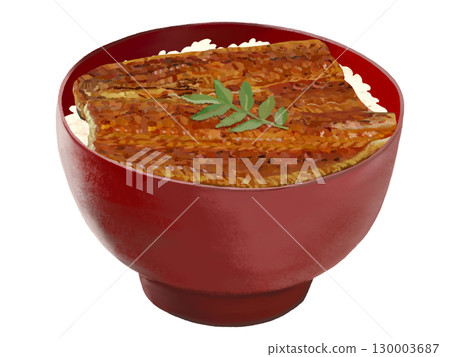Unadon (red bowl) 130003687