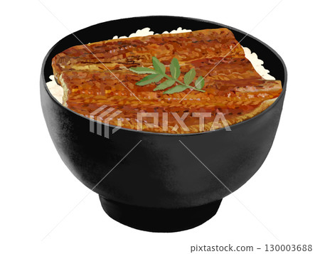 鰻魚蓋飯(黑碗) 鰻魚蓋飯(黑碗) 130003688