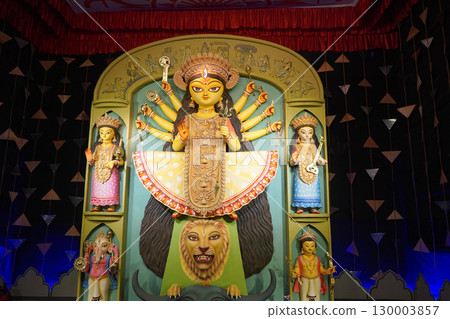 A Glimpse of Goddess Durga's Majesty at Behala 29 Pally Kolkata A Glimpse of Goddess Durga's Majesty at Behala 29 Pally Kolkata 130003857