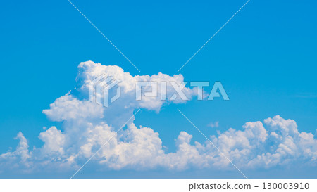 Summer blue sky and white clouds a-1 130003910