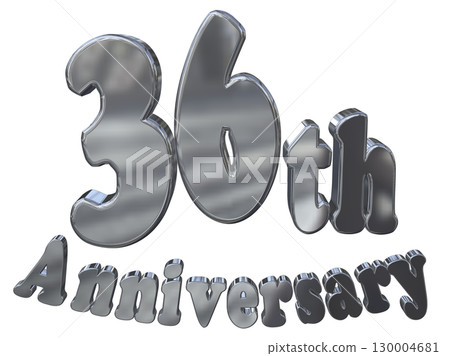 3DCG text "36th Anniversary/36th Anniversary Mark Sparkle" 3DCG text "36th Anniversary/36th Anniversary Mark Sparkle" 130004681