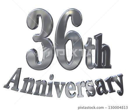 3DCG text "36th Anniversary/36th Anniversary Mark Sparkle" 130004813