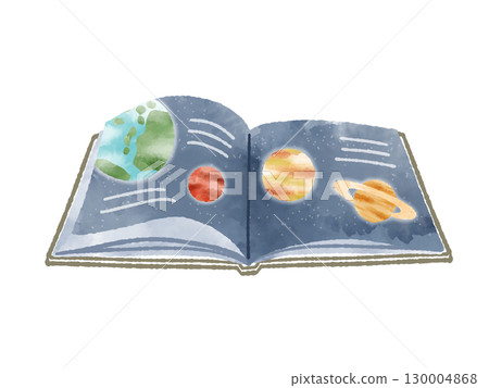 Space Picture Book - Watercolor 130004868