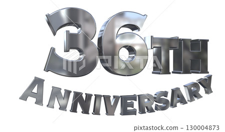 3DCG text "36th Anniversary/36th Anniversary Mark Sparkle" 130004873