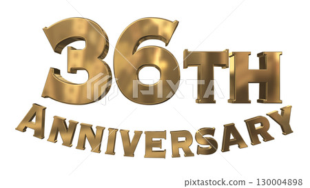 3DCG text "36th Anniversary/36th Anniversary Mark Sparkle" 3DCG text "36th Anniversary/36th Anniversary Mark Sparkle" 130004898