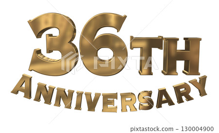 3DCG text "36th Anniversary/36th Anniversary Mark Sparkle" 3DCG text "36th Anniversary/36th Anniversary Mark Sparkle" 130004900