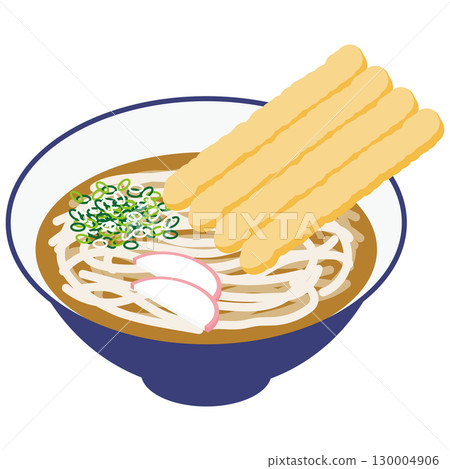 牛蒡天婦羅烏龍麵的插圖 牛蒡天婦羅烏龍麵的插圖 130004906