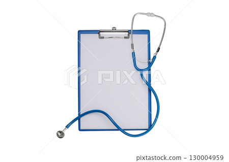 Medical equipment includes a clipboard and stethoscope, isolated, PNG Medical equipment includes a clipboard and stethoscope, isolated, PNG 130004959