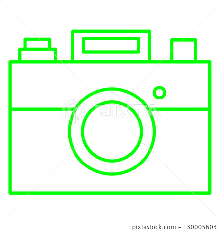 Transparent PNG illustration of a white camera drawn with green lines Transparent PNG illustration of a white camera drawn with green lines 130005603