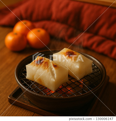 烤麻糬配冬柑 130006147