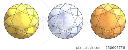 也可用於排名的鋯石切割寶石材料套裝 也可用於排名的鋯石切割寶石材料套裝 130006756