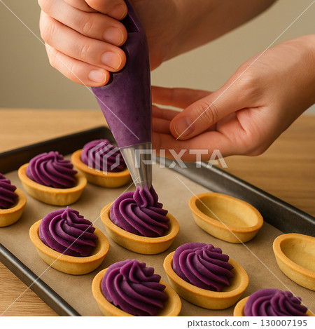 製作地瓜塔 130007195