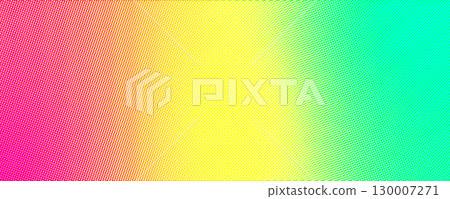 Abstract halftone gradient background with bright magenta, yellow, and green dots. Modern retro pop art texture for print, design, and digital projects. Seamless and colorful. 130007271