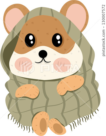 Cartoon hamster, cloth hamster 130007572