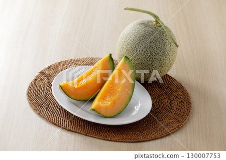 Fresh and delicious melon Fresh and delicious melon 130007753