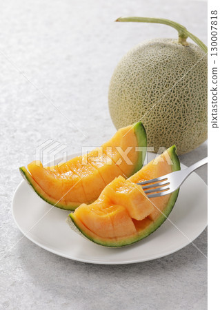Fresh and delicious melon 130007818