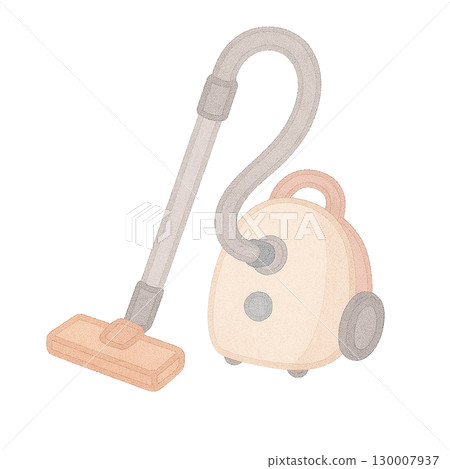 [Home appliances] Vacuum cleaner illustration 130007937