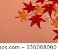 Autumn leaves and pearl frame 130008000