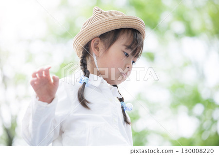 Close-up of children playing in the park - an image of the future and hope Close-up of children playing in the park - an image of the future and hope 130008220