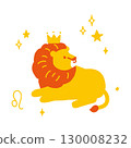 獅子座插圖 130008232